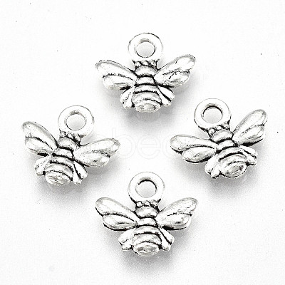 Tibetan Style Alloy Charms TIBE-S323-028AS-RS-1