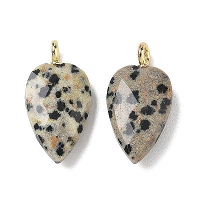 Natural Dalmatian Jasper Pendants GG-CBA9F30-01E-1