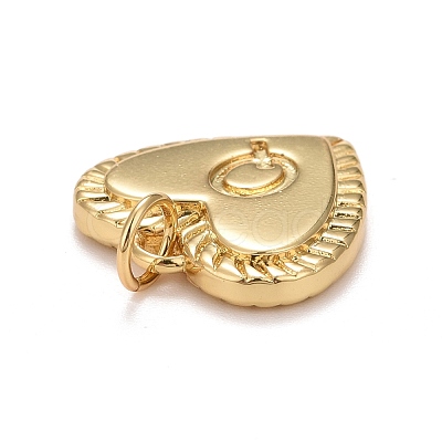Rack Plating Golden Brass Pendants KK-E260-01G-Q-1