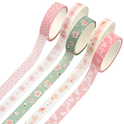 1Bag Paper Decorative Adhesive Tapes DIY-SP0005-55-1