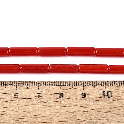 Opaque Solid Color Glass Beads Strands GLAA-N070-01A-C01-1