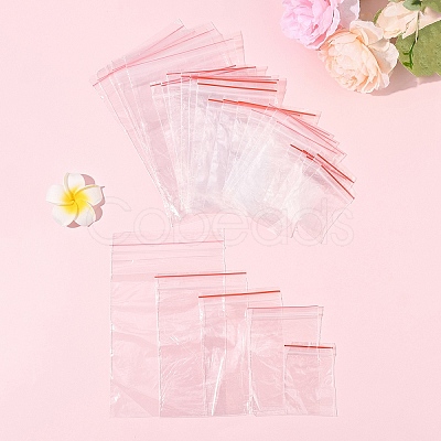 300Pcs 5 Styles Plastic Zip Top Bags OPP-FS0001-22-1