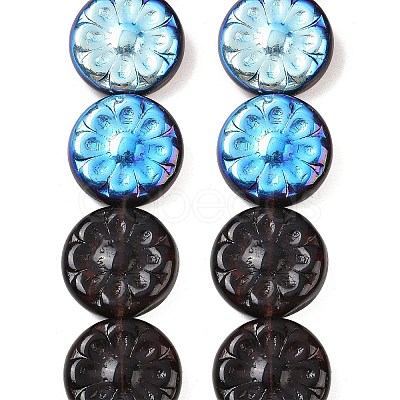 Czech Pressed Glass Beads GLAA-I061-48C-1