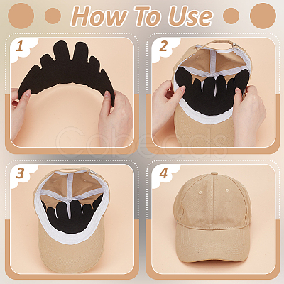 Felt Hat Shaper Insert for Baseball Caps FIND-WH0436-62A-1