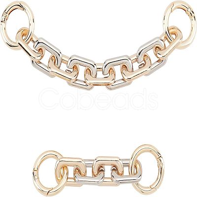 2Pcs 2 Style Zinc Alloy Purse Extender Chains FIND-CA0003-17-1