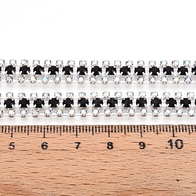 Iron Rhinestone Cup Chains CH-T006-04S-02-1