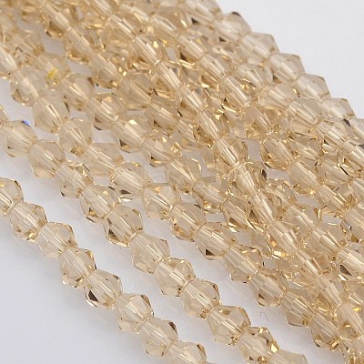 Bicone Glass Beads Strands EGLA-P016-4mm-12-1