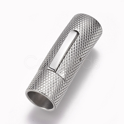 Tarnish Resistant 304 Stainless Steel Bayonet Clasps STAS-A035B-8P-1
