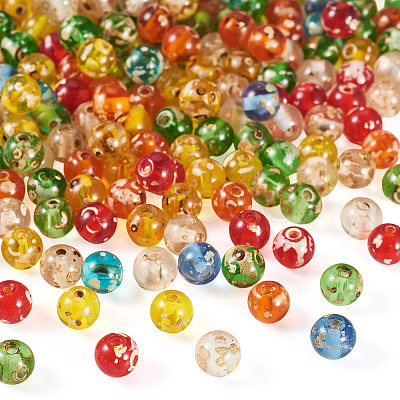 Picasso Baking Paint Glass Seed Beads SEED-TA0001-61C-1