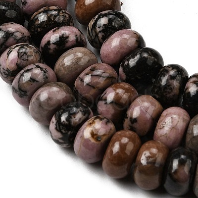 Natural Rhodonite Beads Strands G-A280-A21-02-1