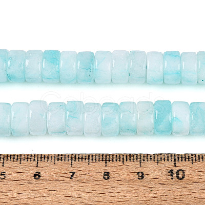 Dyed Natural White Jade Beads Strands G-T143-17C-1
