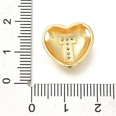 Rack Plating Brass Micro Pave Cubic Zirconia Pendants KK-I722-04G-T-1