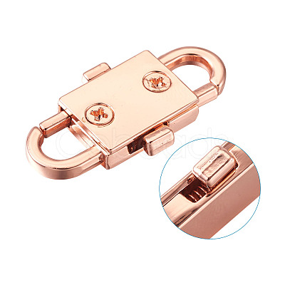 5 Colors Adjustable Alloy Chain Buckles PALLOY-TA0001-91-RS-1