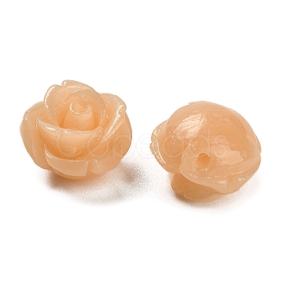 Synthetic Coral Carved Beads CORA-H003-01A-08-1