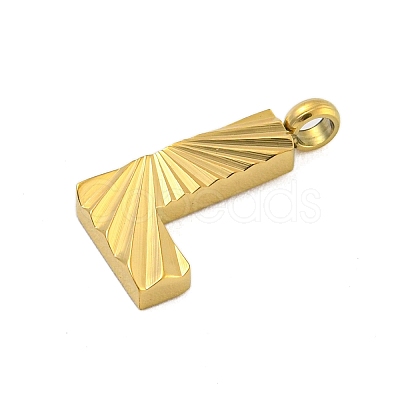 Ion Plating(IP) 304 Stainless Steel Charms STAS-G345-01G-L-1