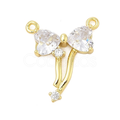 Rack Plating Brass Cubic Zirconia Pendants KK-Z074-71G-01-1
