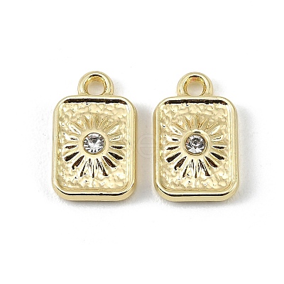 Alloy Rhinestone Pendants FIND-H024-13G-1