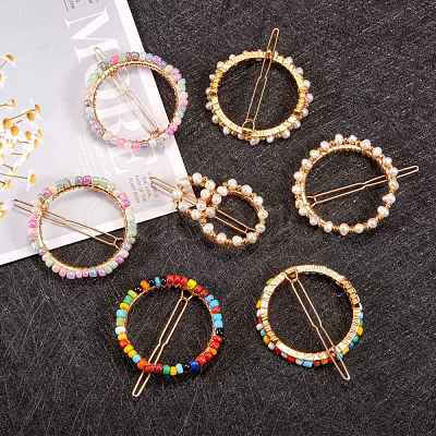 8Pcs 4 Style Alloy Claw Hair Clips PHAR-SZ0001-05-1