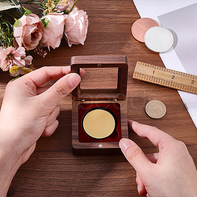 Wooden Badge Packing Magnetic Boxes CON-WH20006-017B-1