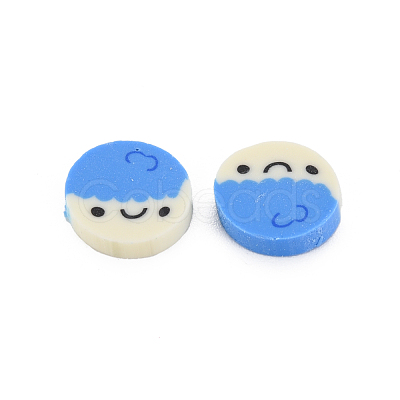 Handmade Polymer Clay Cabochons X-CLAY-N006-128-1