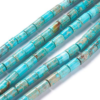 Natural Imperial Jasper Bead Strands G-P444-04G-1