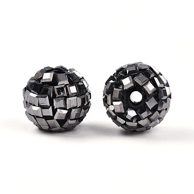 Acrylic Rhinestone Beads OACR-D307-01H-20MM-1