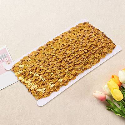 2Pcs Polyester Paillette Beads OCOR-CP0001-31A-1