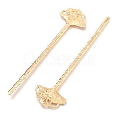 Alloy Hair Sticks X-PALLOY-H204-02G-1