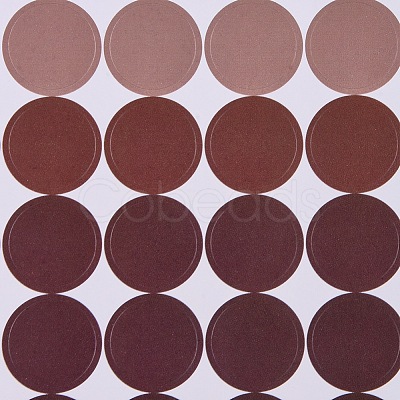 Polka Dot Pattern Decorative Labels Stickers DIY-L037-A02-1