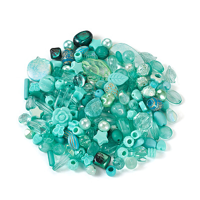 100G Transparent/Opaque Acrylic Beads MACR-TA0001-50G-1