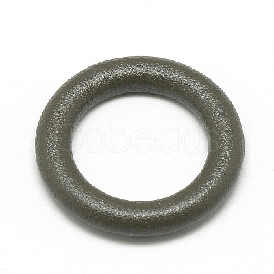 Imitation Leather Linking Rings WOVE-S084-30B-1