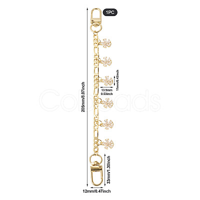Brass Figaro Chains Bag Strap AJEW-TAC00040-1