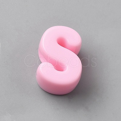 Acrylic European Beads OACR-WH0050-09S-1