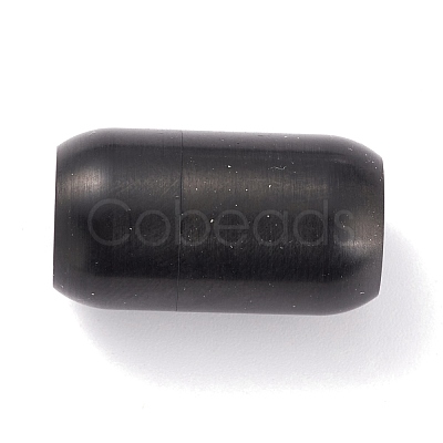 Ion Plating(IP) 304 Stainless Steel Magnetic Clasps with Glue-in Ends STAS-G239-12B-1
