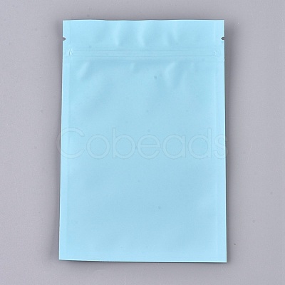 Solid Color Plastic Zip Top Bags OPP-P002-B04-1