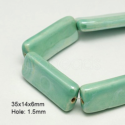 Handmade Porcelain Beads X-PORC-D004-M-1