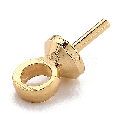 Brass Cup Pearl Peg Bails Pin Pendants KK-H759-29B-G-1