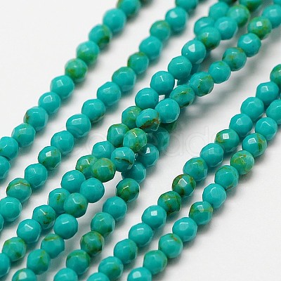 Imported Synthetic Howlite Beads Strands G-I344-01A-1-1