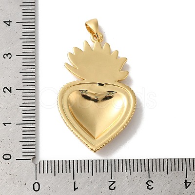 Rack Plating Brass Enamel Pendants KK-G504-25A-03-1