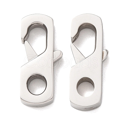 304 Stainless Steel Lobster Claw Clasps STAS-A151-03P-1