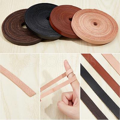 5M Flat Cowhide Leather Cord WL-GF0001-22B-03-1