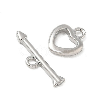 Brass Toggle Clasps KK-CBAFC6C-07C-P-1