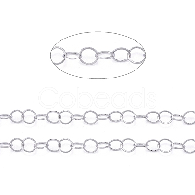 Tarnish Resistant 304 Stainless Steel Rolo Chains CHS-F011-05A-P-1