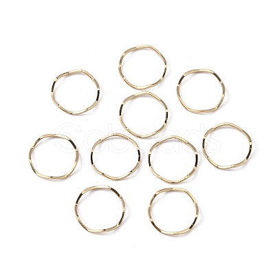 Brass Linking Rings LS-KK-WH0046-61KCG-1