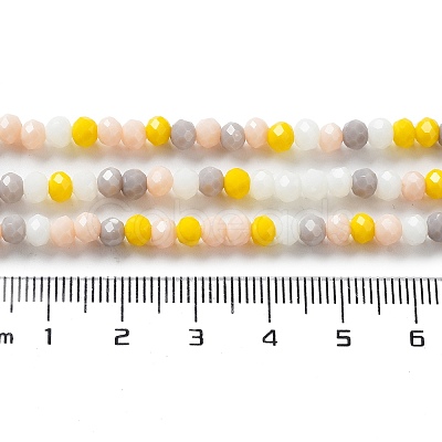 Glass Beads Strands EGLA-A034-M4mm-39-1