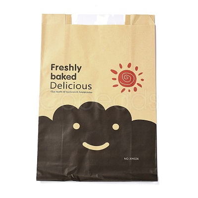 Rectangle with Cloud Pattern Paper Baking Bags CARB-K0001-01H-1