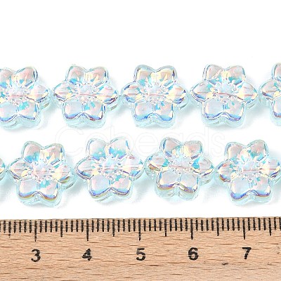 Electroplate Glass Beads Strands EGLA-P069-02A-AB03-1