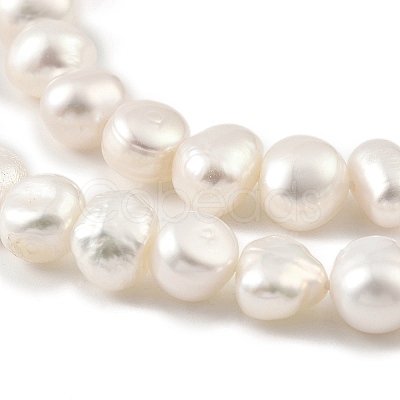 Natural Cultured Freshwater Pearl Beads Strands PEAR-A006-08C-1