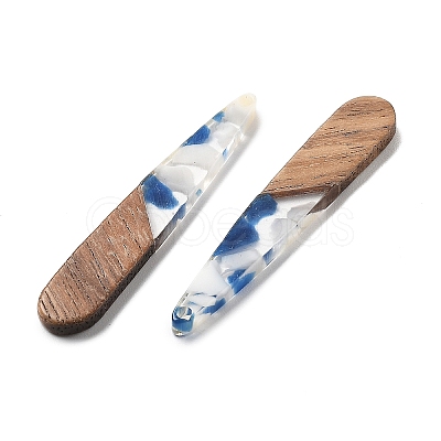 Resin and Walnut Pendants FIND-R051-08F-1