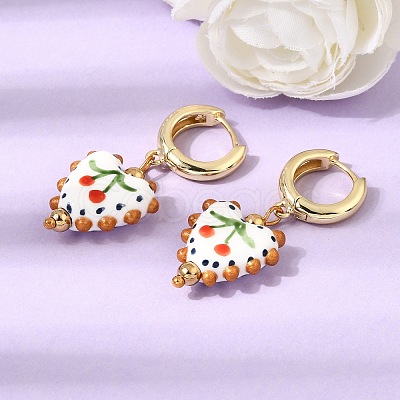 Brass Hoop Dangle Earrings KK-CBA8324-26G-03-1